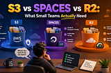 S3 vs Spaces vs R2: What Small Teams Actually Need