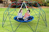 🌈☀️10FT Dome Climber Swing
