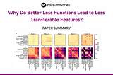 Why Do Better Loss Functions Lead to Less Transferable Features? — Paper Summary