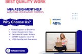 MBA Assignment Help With MBA Homework Writers
