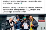 BOTALA PTY LTD. Hands Over 3,000 Medicinal Cannabis Seeds to Major Lesotho Grower