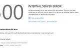 500 error when trying to Add an Azure Resource Manager service connection