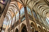 Author’s photo of the Cologne Cathedral, captured while cycling along the Rhine