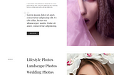 Photography website
