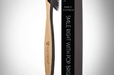 Eco friendly Bamboo Toothbrush with Soft Charcoal Bristles