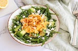 Rocket & Soft Scrambled Eggs Breakfast Salad