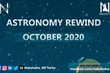 Astronomy Rewind: October 2020