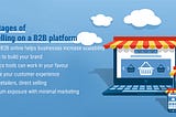 Advantages of selling on a B2B platform
