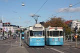 Trams in Gothenburg, 27 September 2025