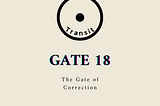 ☀️ transits Gate 18: Perfectly Imperfect