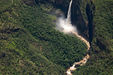 Wallaman Falls during the wet season, highest waterfall in Australia