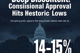 News: “Deep Discontent: Congressional Approval Hits Historic Lows”