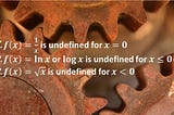 When is a function undefined?