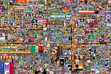 Testing the limits of Human Creativity using an online experiment on r/place on Reddit