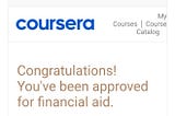 Financial Aid Application on Coursera Guide.