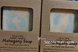 Mahogany Swirl CP Soap with Lemon Juice and Maple Syrup | Cold Process Soap Making