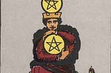 Four of Pentacles — Sun in Capricorn