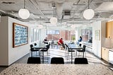 Case Study: Using Recycled Glass Countertops in an Architecture Firm Office