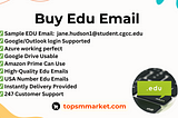 Best Websites to Buy Edu Emails - topsmmarket