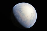 Artist’s rendition of a fully-frozen Snowball Earth with no remaining liquid surface water