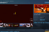 browsing the steam discovery queue.