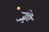Astronaut lost in s