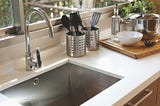 kitchen sink and counter