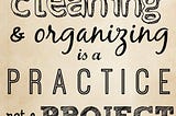 When it comes to keeping your home in order, cleanliness and organization are pretty important.When