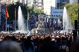 Manifestaciones, ninots y mentiras