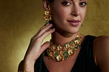 How to Style Gold Jewellery for an evening party