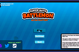 I played Super Auto Battlemon alpha and these are my thoughts on it