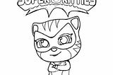 Printable Superkitties Coloring Pages