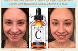 TruSkin Vitamin C Serum For Face | Facial Serum With Hyaluronic Acid