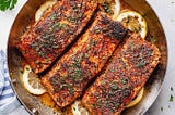 Cajun Salmon with Corn Salsa