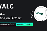 WALC launched on Bitmart