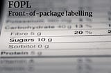 Front-of-package labelling