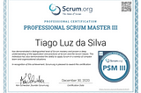 My journey to Scrum.org PSM-III and PSPO-III