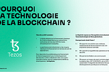 Pourquoi choisir la blockchain Tezos ?