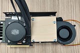 Improvised Hybrid Cooling for Nvidia RTX A6000