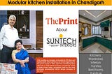 Modular kitchen installation in Chandigarh