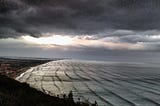 Parallel patterns in False Bay, Cape Town, South Africa