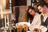 couple at table