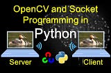 Live Streaming Video Chat App without voice using cv2 module of Python