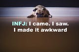 Confessions of an INFJ