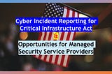 Cyber Incident Reporting for Critical Infrastructure Act