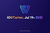 [WITCH x IOSTarter] First IOSTarter Project, July 19th