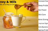 honey and milk for health