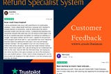 Discover the Success of Create Business ‘Refund Specialist System’ through Our Customers’ Reviews…