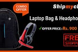 Zebronics Colt 2 Wired Headset with HP Laptop Backpack Combo