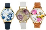 6 Floral Faced Watches We Prefer to the Apple Watch